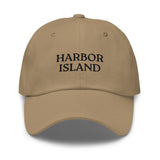 Harbor Island, SC South Carolina Embroidered Dad Hat - Black Thread