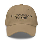 Hilton Head Island, SC South Carolina Embroidered Dad Hat - Black Thread