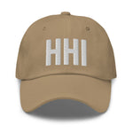 HHI Airport Code Embroidered Dad Hat Hilton Head Island South Carolina