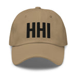 HHI Airport Code Hilton Head Island Embroidered Dad Hat