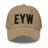 EYW Florida Airport Code Embroidered Dad Hat | Black Thread