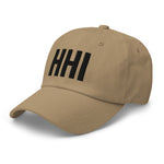 HHI Airport Code Hilton Head Island Embroidered Dad Hat