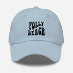 Folly Beach South Carolina Embroidered Dad Hat