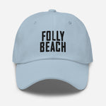 Folly Beach South Carolina Embroidered Dad Hat