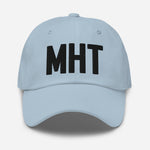 MHT Airport Code Embroidered Dad Hat Manchester New Hampshire