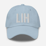 LIH Airport Code Embroidered Dad Hat Lihue Hawaii