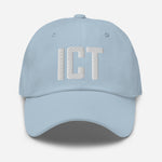 ICT Airport Code Embroidered Dad Hat Wichita Kansas