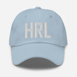 HRL Airport Code Embroidered Dad Hat Harlingen Texas