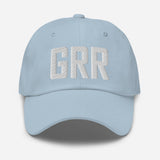 GRR Airport Code Embroidered Dad Hat Grand Rapids Michigan