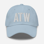 ATW Airport Code Embroidered Dad Hat Appleton Wisconsin