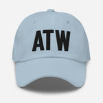 ATW Airport Code Embroidered Dad Hat Appleton Wisconsin