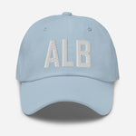 ALB Airport Code Embroidered Dad Hat Albany New York