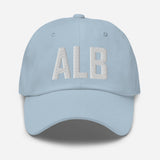 ALB Airport Code Embroidered Dad Hat Albany New York