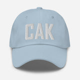 CAK Airport Code Embroidered Dad Hat Akron Ohio