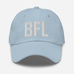 BFL Airport Code Embroidered Dad Hat Bakersfield California