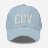 CDV Airport Code Embroidered Dad Hat Cordova Alaska