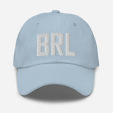 BRL Airport Code Embroidered Dad Hat Burlington Iowa