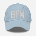 BFM Airport Code Embroidered Dad Hat Mobile Alabama