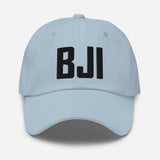 BJI Airport Code Embroidered Dad Hat Bemidji Minnesota