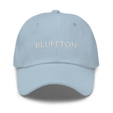 Bluffton, SC South Carolina Embroidered Dad Hat - White Thread