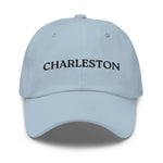 Charleston, SC South Carolina Embroidered Dad Hat - Black Thread