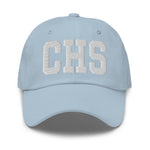 CHS Airport Code Embroidered Dad Hat South Carolina Charleston SC College Varsity Letter