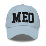 MEO Airport Code Embroidered Dad Hat OBX Outer Banks North Carolina College Varsity Letter