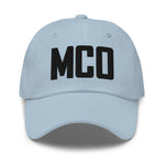 MCO Airport Code Embroidered Dad Hat | Black Thread