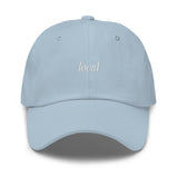 local Embroidered Dad Hat | White Thread