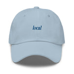 local Embroidered Dad Hat | Royal Blue Thread