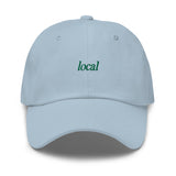 local Embroidered Dad Hat | Kelly Green Thread