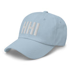 HHI Airport Code Embroidered Dad Hat Hilton Head Island South Carolina