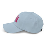 30A Rosemary Beach Florida Embroidered Dad Hat | Flamingo Pink Thread