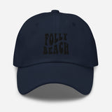 Folly Beach South Carolina Embroidered Dad Hat