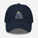 Tybee Island Georgia Embroidered Dad Hat