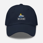 Miami Florida Embroidered Dad Hat