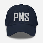 PNS Airport Code Embroidered Dad Hat Pensacola Florida