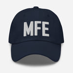 MFE Airport Code Embroidered Dad Hat McAllen Texas