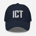 ICT Airport Code Embroidered Dad Hat Wichita Kansas