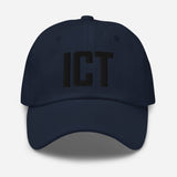 ICT Airport Code Embroidered Dad Hat Wichita Kansas