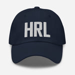 HRL Airport Code Embroidered Dad Hat Harlingen Texas