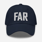 FAR Airport Code Embroidered Dad Hat Fargo North Dakota