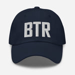 BTR Airport Code Embroidered Dad Hat Baton Rouge Louisiana