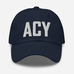 ACY Airport Code Embroidered Dad Hat Atlantic City New Jersey