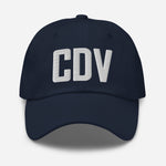 CDV Airport Code Embroidered Dad Hat Cordova Alaska