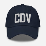 CDV Airport Code Embroidered Dad Hat Cordova Alaska