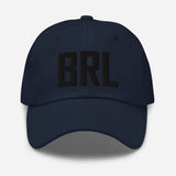 BRL Airport Code Embroidered Dad Hat Burlington Iowa