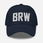 BRW Airport Code Embroidered Dad Hat Barrow Alaska