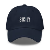 Sicily Italy Embroidered Dad Hat