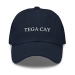 Tega Cay, SC South Carolina Embroidered Dad Hat - White Thread